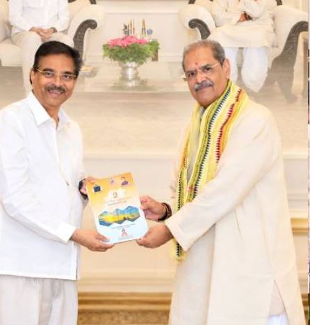 Odisha Ministers Meet Governor Hari Babu Kambhampati, Extend Farewell Wishes
